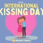 International Kissing Day Card