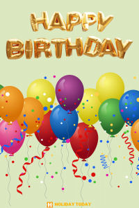 happy birthday balloons