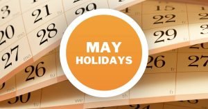 may holidays
