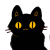 National Black Cat Day Icon