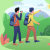 National Hiking Day Take a Hike Day Icon