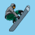 World Snowboard Day Icon