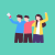 New Friends Day Icon