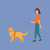 National Walking the Dog Day Icon