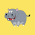 World Hippo Day Icon