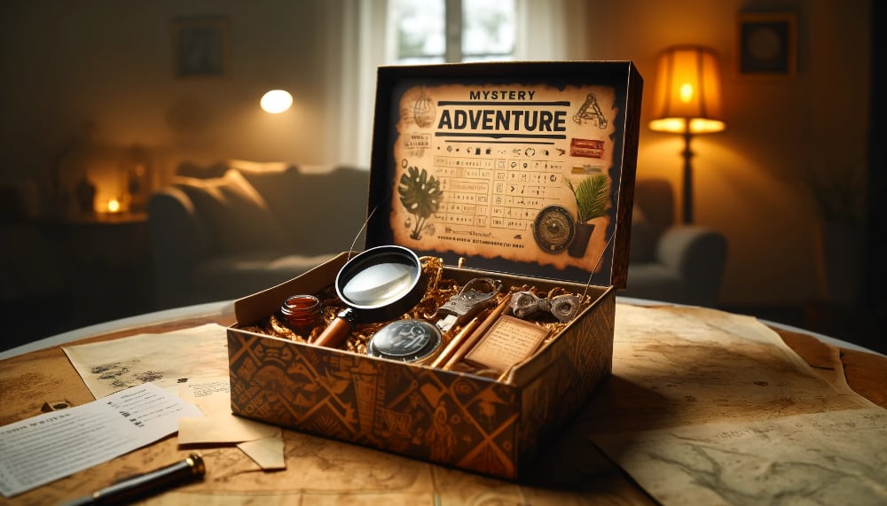  Mystery Adventure Box- Ideas For Holiday Gifts For Employees