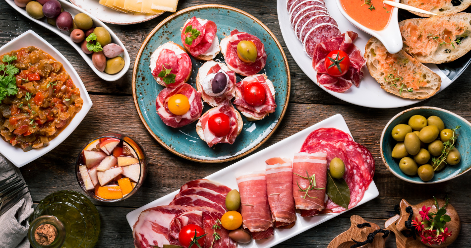 Typical spanish tapas