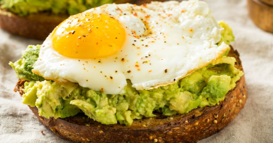 Avocado Toast with Eggs recipe