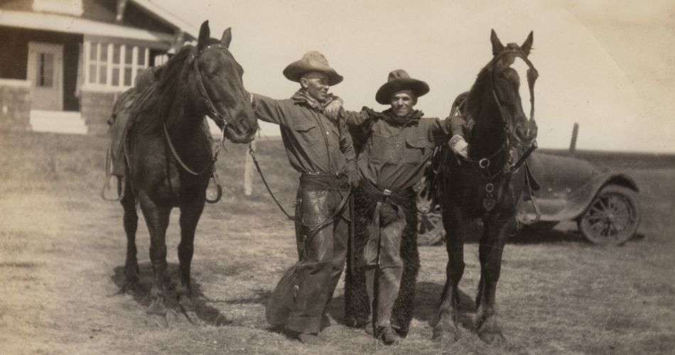 Two cowboys, 1926