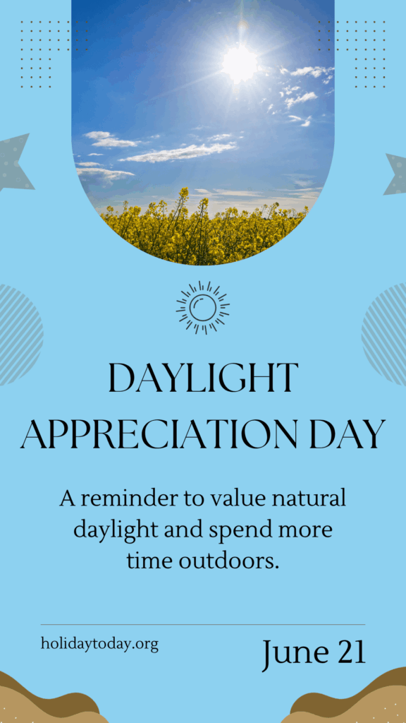 Daylight Appreciation Day