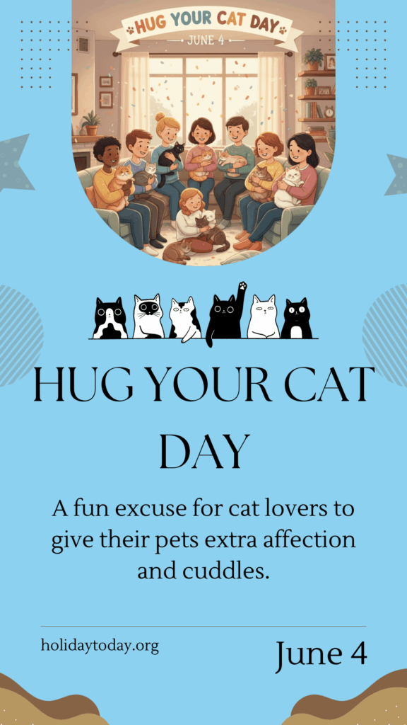 Hug Your Cat Day — June 4