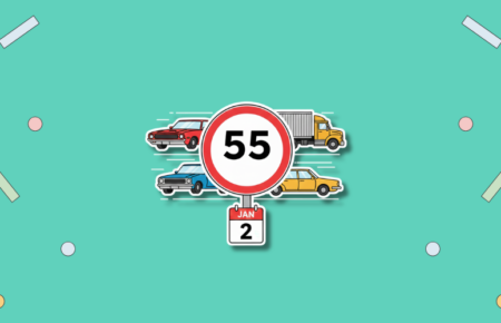 55 mph Speed Limit Day