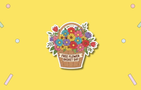 Free Flower Basket Day