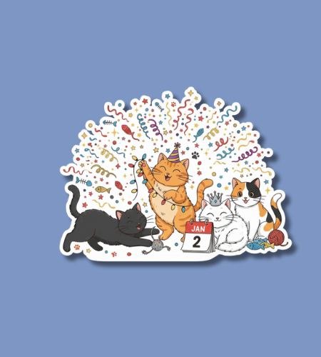 Happy Mew Year for Cats Day