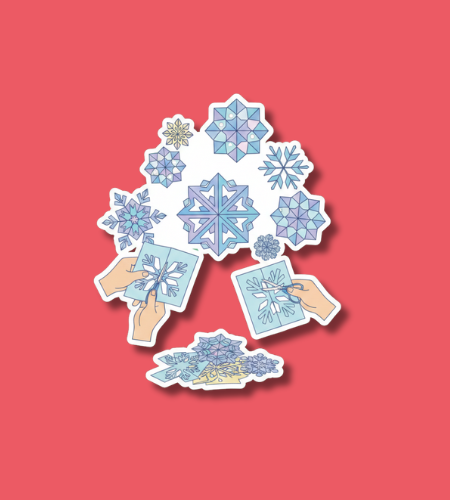 Make Cut-Out Snowflakes Day