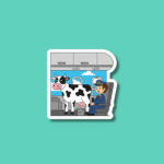 Cow Milked While Flying in an Airplane Day
