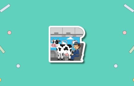 Cow Milked While Flying in an Airplane Day