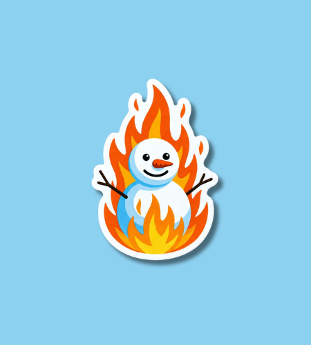 Snowman Burning Day