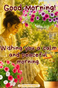 Good Morning Greeting Card