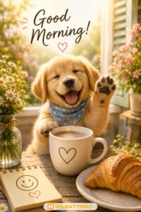 Good Morning Greeting Card