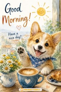 Good Morning Greeting Card