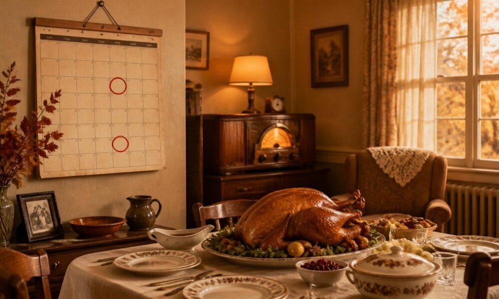 why thanksgiving on thursday